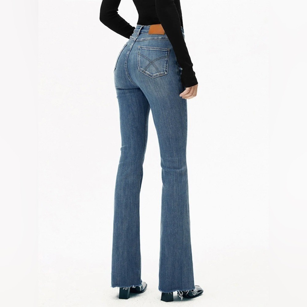 Commense‎ High-Waist Denim Bootcut Jeans Women's 25 x 30 XS new
